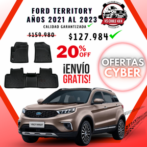 Pisos Calce Perfecto FORD TERRITORY años 2021 al 2023