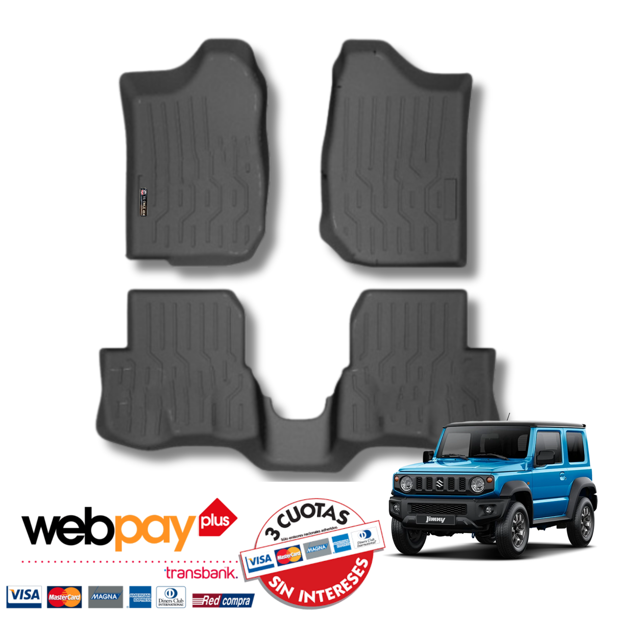 Pisos Calce Perfecto Suzuki Jimny Automatico 3 Puertas 2019 al 2025