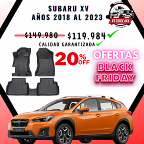 Pisos Calce Perfecto Subaru XV años 2018 al 2023