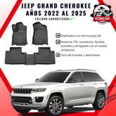 Pisos de Calce Perfecto para Jeep Grand Cherokee 2022 a 2025 (2 Filas)
