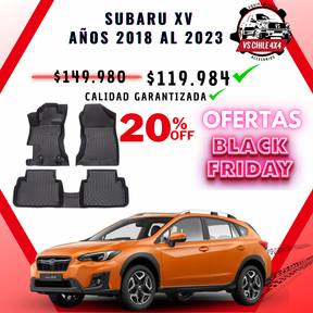 Pisos Calce Perfecto Subaru XV (2018 al 2023)