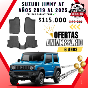 Pisos Calce Perfecto Suzuki Jimny Automatico 3 Puertas 2019 al 2025