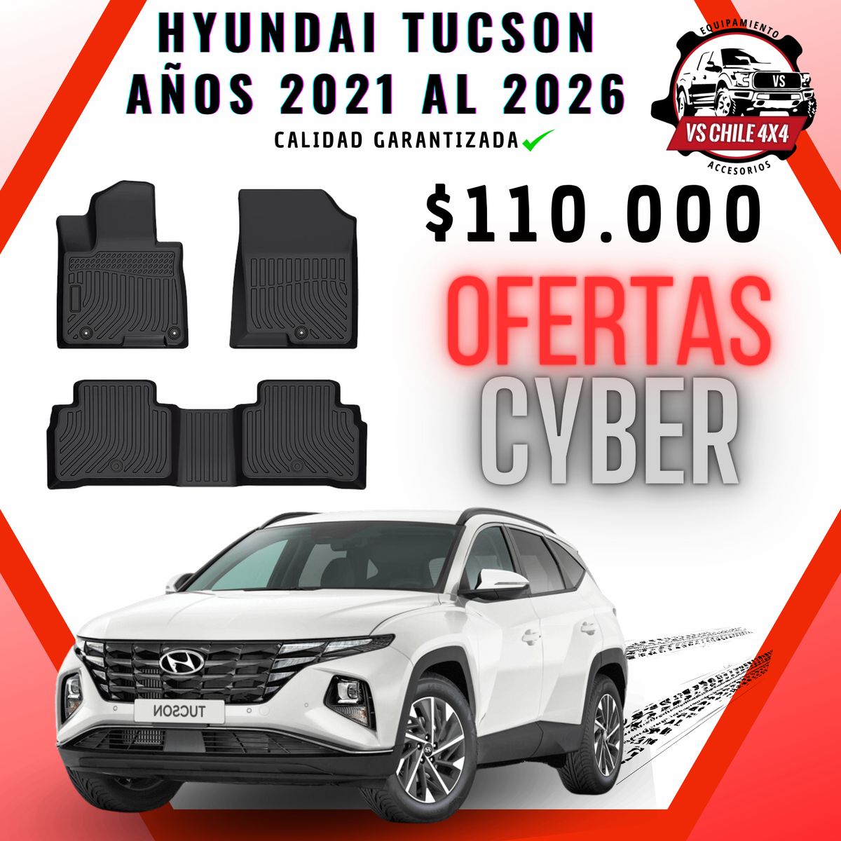 Pisos Calce Perfecto Hyundai Tucson 2021 al 2026