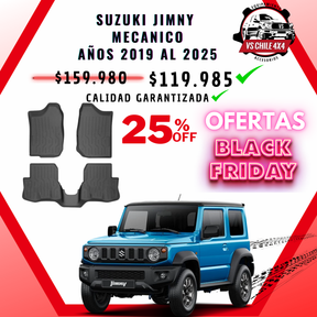 Pisos Calce Perfecto Suzuki Jimny Mecanico 3 Puertas 2019 al 2025