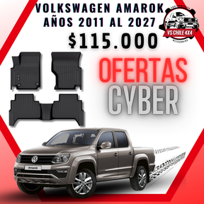 Pisos Calce Perfecto Volkswagen Amarok años 2011 al 2027