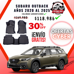 🛻Pisos Calce Perfecto Subaru Outback 2020 al 2025 |