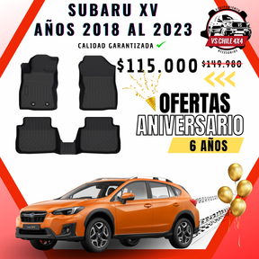Pisos Calce Perfecto Subaru XV (2018 al 2023)
