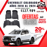 Pisos Calce Perfecto Chevrolet Colorado 2018 al 2024