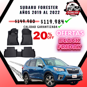 Pisos Calce Perfecto Subaru Forester Años 2019 Al 2022