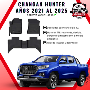 Pisos Calce Perfecto Changan Hunter años 2021 al 2025