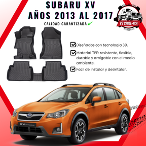 Pisos Calce Perfecto Subaru XV 2013 al 2017