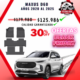 Pisos Calce Perfecto Maxus D60 SUV 3 Corridas (2019 - 2025)