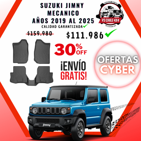 Pisos Calce Perfecto Suzuki Jimny Mecanico 3P 2019 al 2025