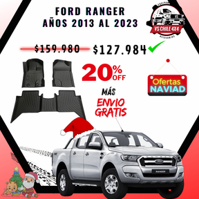 Pisos Calce Perfecto Ford Ranger años 2013 al 2023