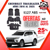 Pisos Calce Perfecto CHEVROLET TRAILBLAZER años 2016 al 2025