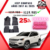 Pisos Calce Perfecto JEEP Compass 2017 al 2025