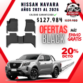 Pisos Calce Perfecto NISSAN NAVARA años 2021 al 2026