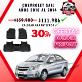 Pisos Calce Perfecto CHEVROLET SAIL años 2010 al 2014