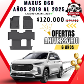 Pisos Calce Perfecto Maxus D60 SUV 3 Corridas (2019 - 2025)