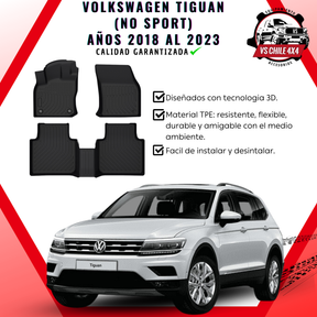 Pisos Calce Perfecto VOLKSWAGEN TIGUAN años 2018 al 2023 (No Sport)