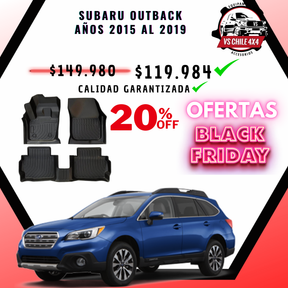 Pisos Calce Perfecto Subaru Outback años 2015 al 2019