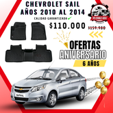 Pisos Calce Perfecto CHEVROLET SAIL años 2010 al 2014