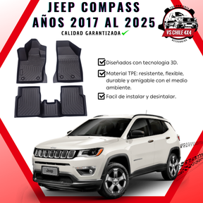 Pisos Calce Perfecto JEEP Compass 2017 al 2025