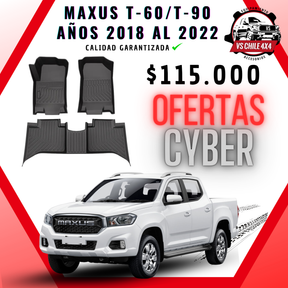 Pisos Calce Perfecto Maxus T60 / T90 Doble Cabina (2018 - 2022)