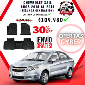 Pisos Calce Perfecto CHEVROLET SAIL años 2010 al 2014