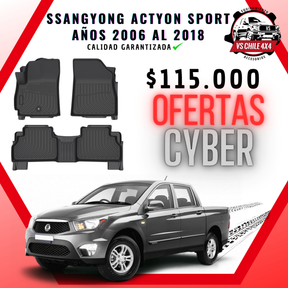 Pisos Calce Perfecto SsangYong Actyon Sport 2006 al 2018