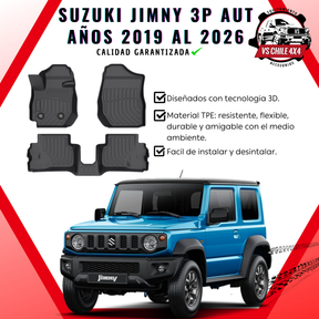 Pisos Calce Perfecto Suzuki Jimny Automatico 3 Puertas 2019 al 2026