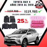 Pisos Calce Perfecto Toyota RAV 4 años 2014 al 2018