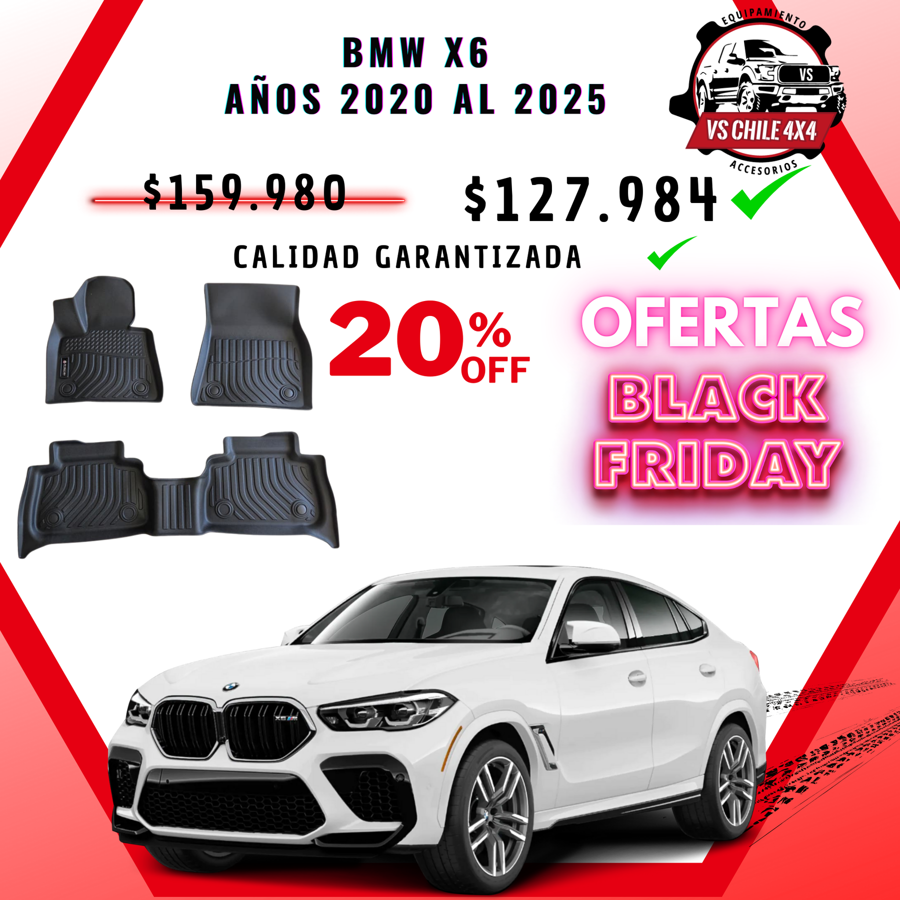 Pisos Calce Perfecto BMW X6 (2020 - 2025)