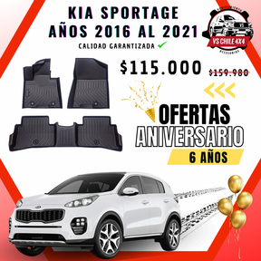 Pisos Calce Perfecto Kia Sportage (2016 al 2021)