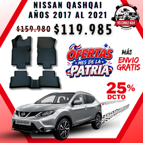 Pisos Calce Perfecto NISSAN QASHQAI   años 2017 al 2021
