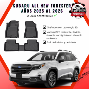 Pisos Calce Perfecto Subaru All New Forester Años 2025 Al 2026