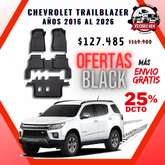 Pisos Calce Perfecto CHEVROLET TRAILBLAZER años 2016 al 2026