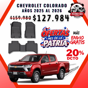Pisos Calce Perfecto CHEVROLET COLORADO (2025 al 2026)
