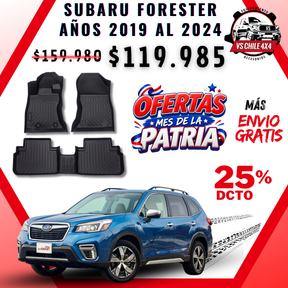 Pisos Calce Perfecto Subaru Forester Años 2019 Al 2024