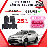 Pisos Calce Perfecto Toyota RAV4 RAV 4 años 2014 al 2018