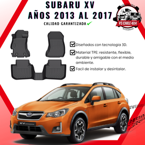 Pisos Calce Perfecto Subaru XV 2013 al 2017