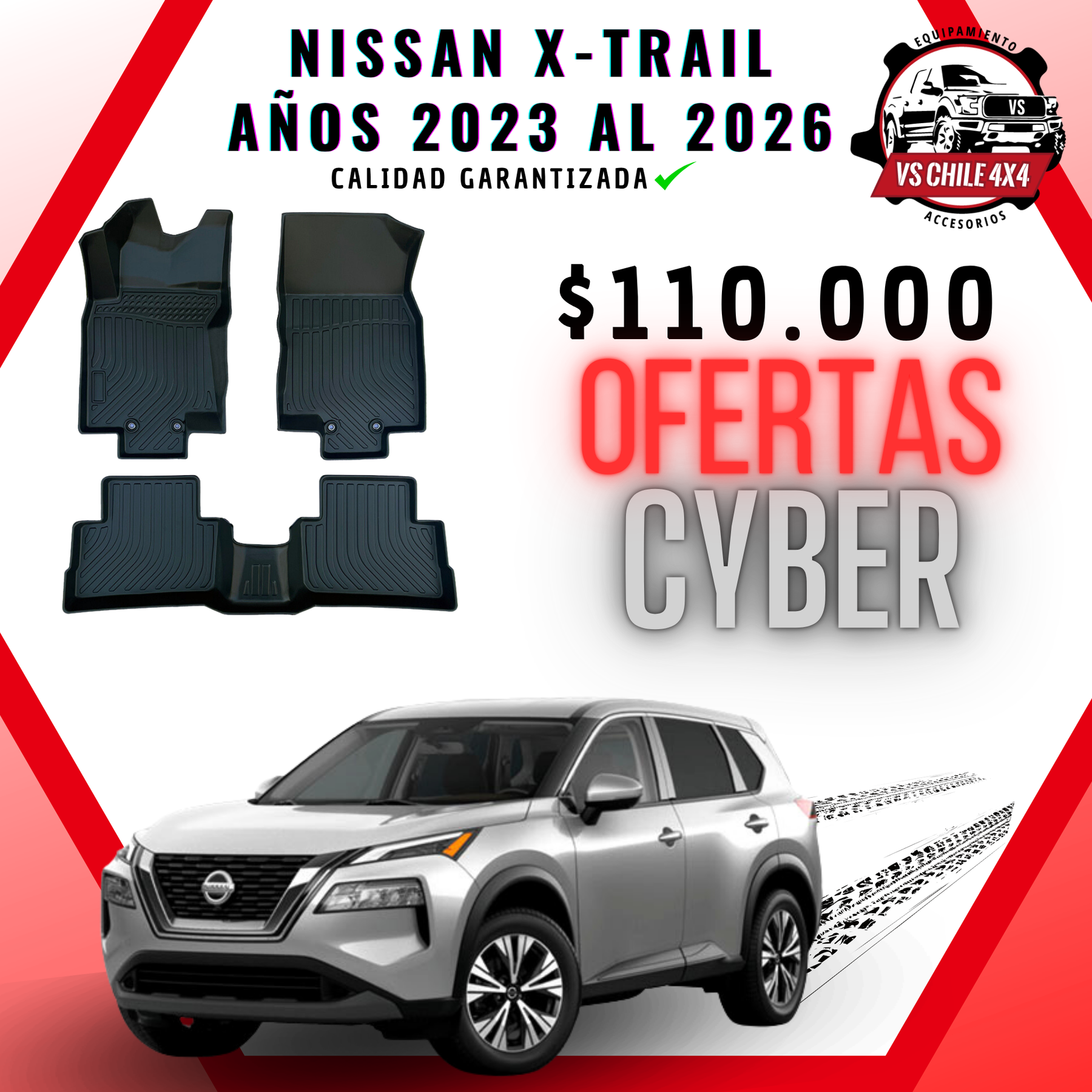 Pisos Calce Perfecto Nissan Xtrail X-trail 2023 al 2026