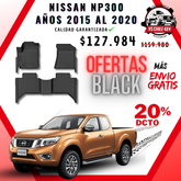 Pisos Calce Perfecto NISSAN NP300 años 2015 al 2020