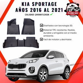 Pisos Calce Perfecto Kia Sportage (2016 al 2021)
