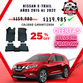 Pisos Calce Perfecto NISSAN XTRAIL X-TRAIL  años 2015 al 2022