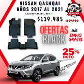 Pisos Calce Perfecto NISSAN QASHQAI   años 2017 al 2021
