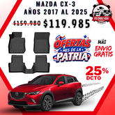 Pisos Calce Perfecto MAZDA CX-3 años 2017 al 2025