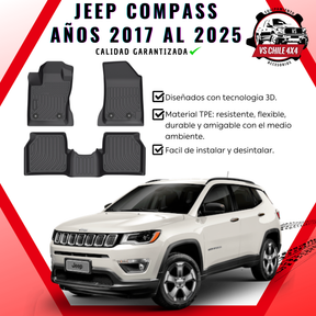 Pisos Calce Perfecto JEEP Compass 2017 al 2025