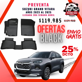 (PREVENTA) Pisos Calce Perfecto Suzuki Grand Vitara (2023 - 2025)