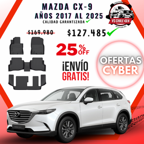 Pisos Calce Perfecto Mazda CX9 CX-9 2017 al 2025